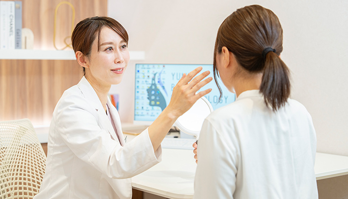 皮膚科専門医がすべて担当寄り添うカウンセリング力