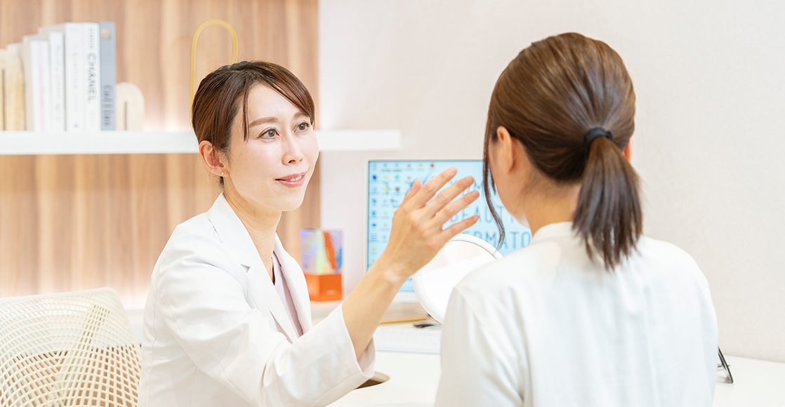 女性皮膚科専門医が診察・施術を監修
