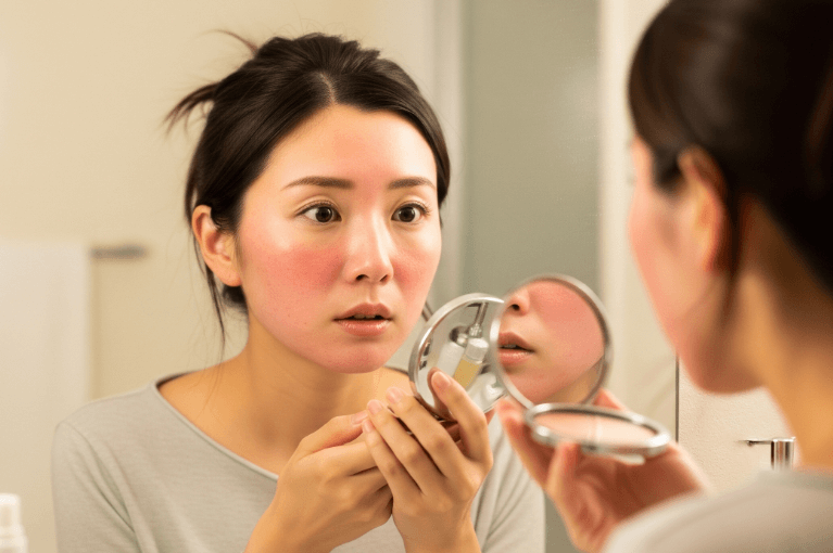 「頬や鼻の赤みが消えない…」そんなお悩み、ありませんか？